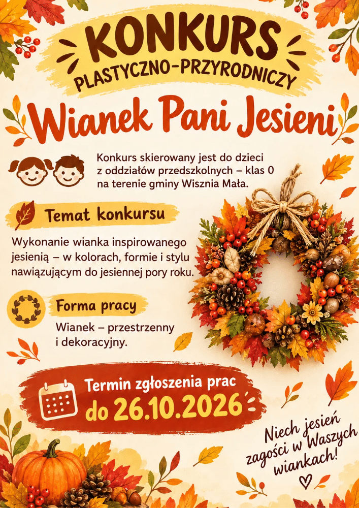 Regulamin Konkursu Wianek Pani Jesieni